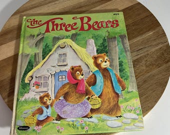 The Three Bears Whitman Children’s Book 1968 (F)