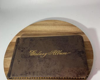 Antique 1880 Galaxy Album Autograph and Sketchbook (J)