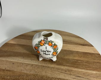 2.5” Florida Oranges I Love You Mom Bud Vase/Toothpick Holder (AA)