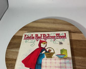 1964 Little Red Riding Hood Whitman Tell-A-Tale Book (F)