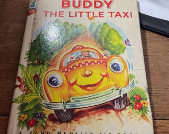1951 Buddy The Little Taxi Rand McNally Children’s Book