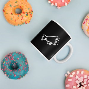 The 1st AC | Mug, Film editor mug, filmmaker gift, cinematography gift, black mug,