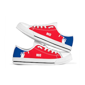 REC Sneakers WOMEN&#39;s size, Gifts for Filmmakers, Sound Guy Gift, Sound Mixer, Boom Operator, Audio Department, Filmmaking Apparel, Film Crew