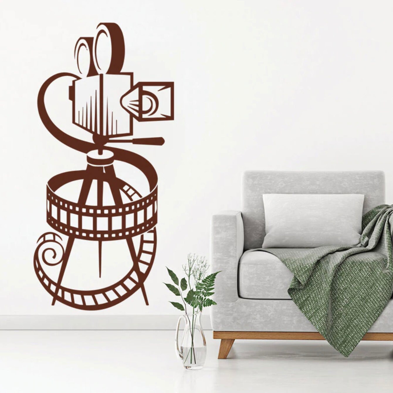 Cinema Wall Decal, Film Wall Sticker, Gifts for Film Students ...