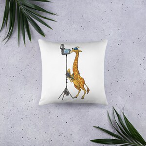 AC Toto the Giraffe | Wild On Set (Pillow Cover)
