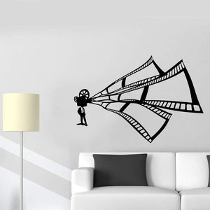 Filmbild Wandtattoo, Film wandtattoo, Filmkunst, Filmdecal, Film