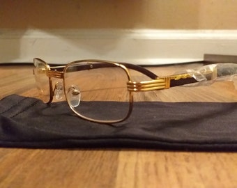 cartier wood eyeglasses