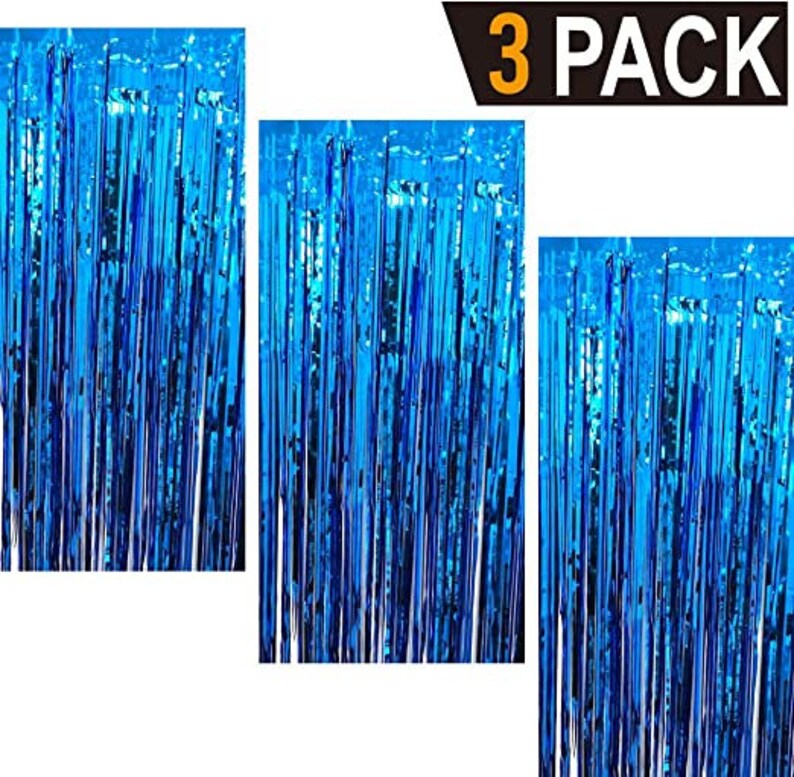 Blue Raindrop Background Party Supply 3 Pcs/sets Etsy