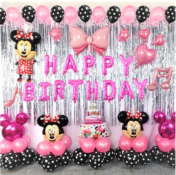 Minnie Mouse Party Decoraciones Minnie Mouse Decoracion De Etsy Minnie Mouse Party Decoraciones Minnie Mouse Decoracion De Etsy