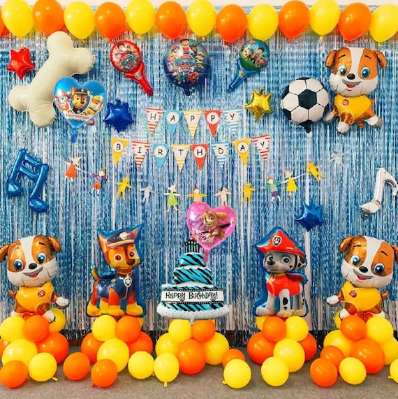 Details about / Paw Patrol Party Decorations Paw Patrol Balloons Paw Patrol Birthday Decorations