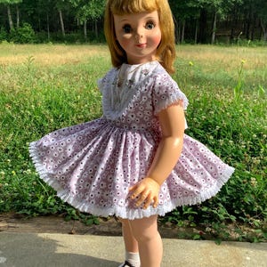 NEW Dress, Petticoat, Panty, Necklace and Ribbon for your Patti Playpal or 34&quot; - 36&quot; Doll