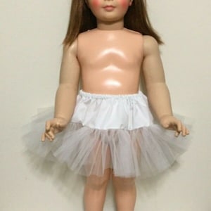 WHITE Petticoat Slip Puffy for your Patti playpal or 35&quot; - 36&quot; doll