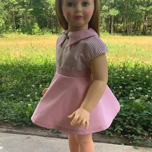 NEW Dress and Ribbon for your Patti Playpal or 34&quot;-36&quot; Companion Doll 32&quot; tall