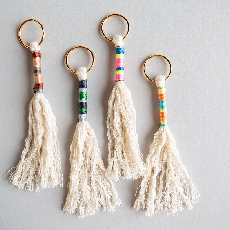 DIY Tassel Key Ring Kit Make Your Own Etsy