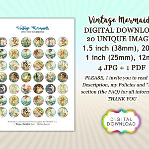Bottle Cap Images 1 Inch, 1.5 Inch, 12mm, 20mm Circle Printable ...
