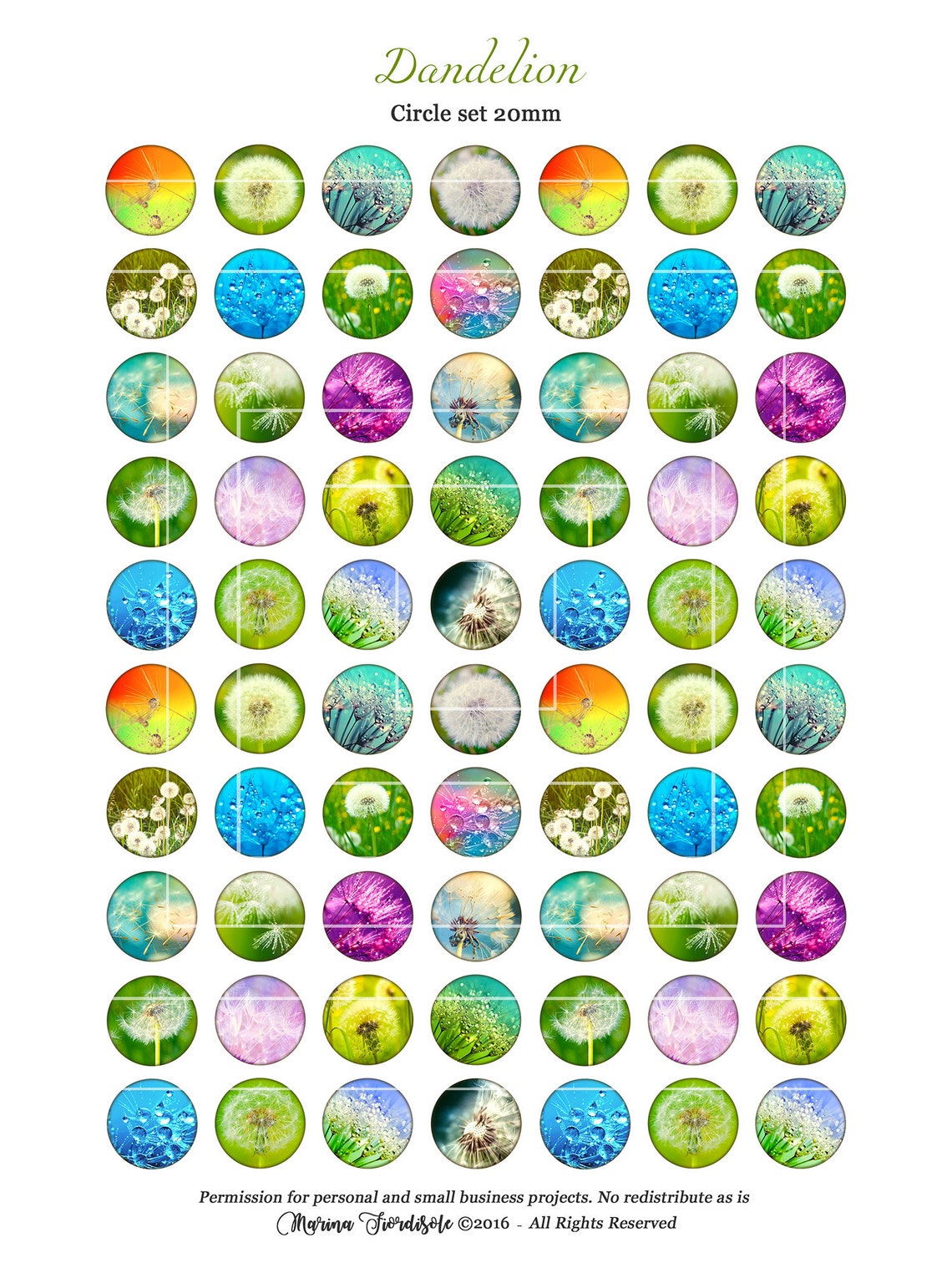 Cabochon Template Images for Jewelry Digital Collage Sheet - Etsy