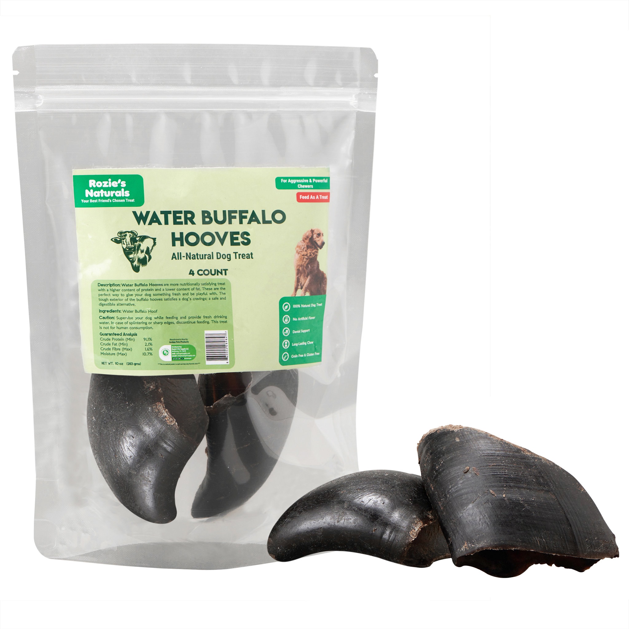 Water Buffalo Hooves4 COUNT12 Oz High Protein 100 Etsy UK