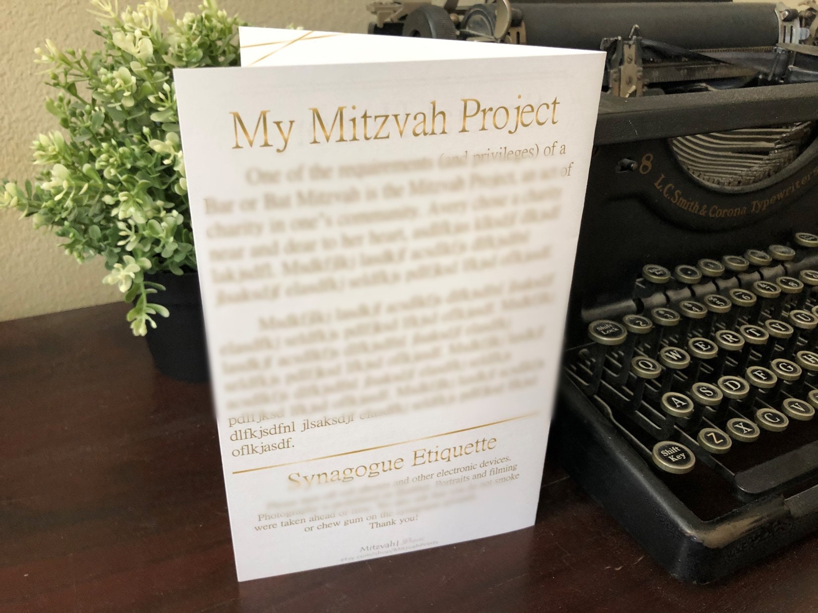 Bat Mitzvah Program Template Bat Mitzvah Program Template