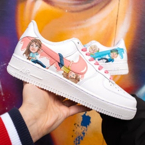 Custom Portrait Cartoon Family Nike Air Force 1