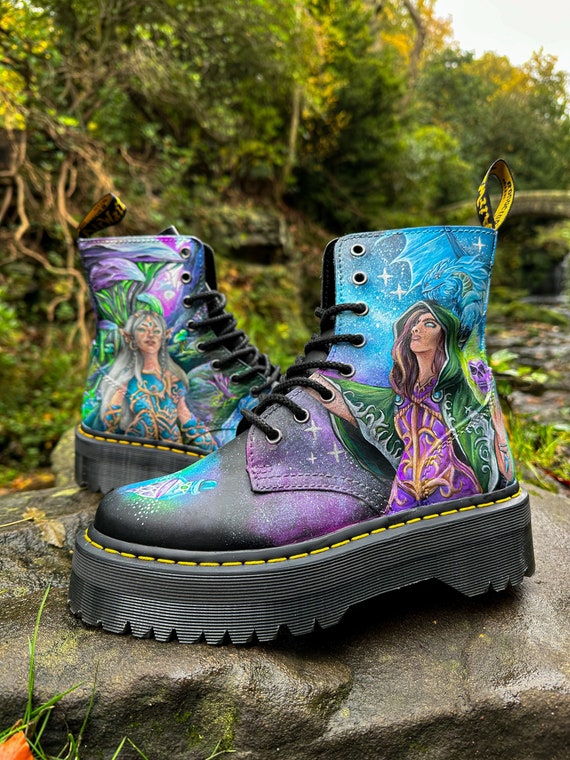 Custom Fantasy Dr Martens - Etsy