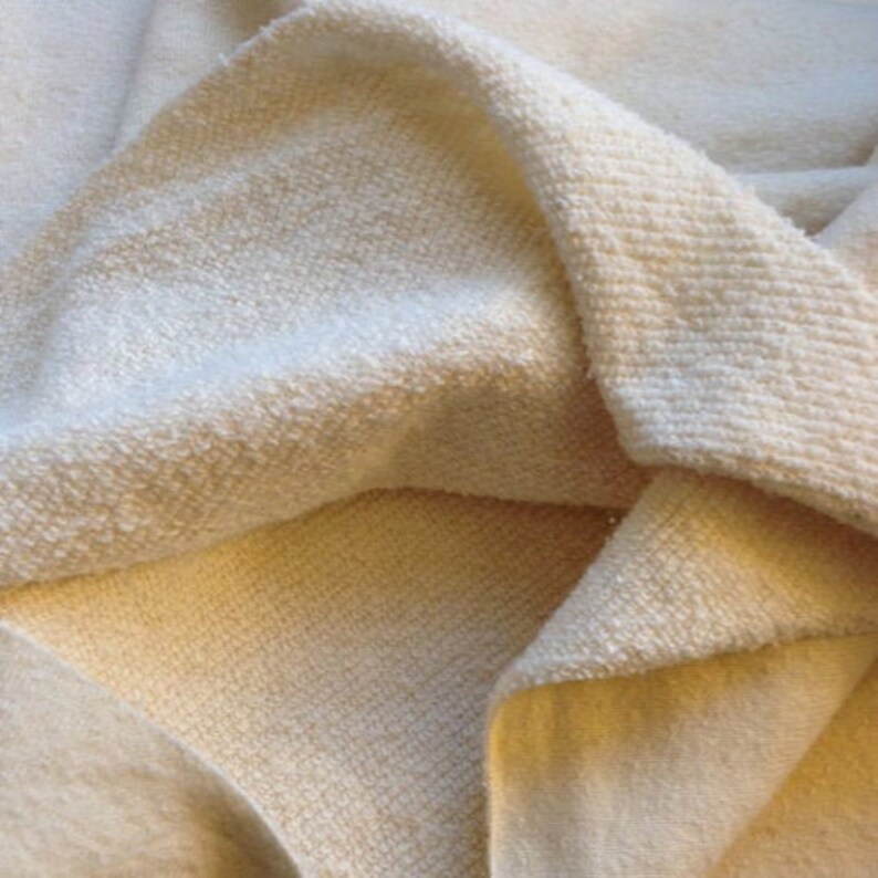 French Terry Fabric Hemp Organic Cotton by the Yard Etsy