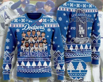 Dodgers Ugly Christmas Sweater - Etsy