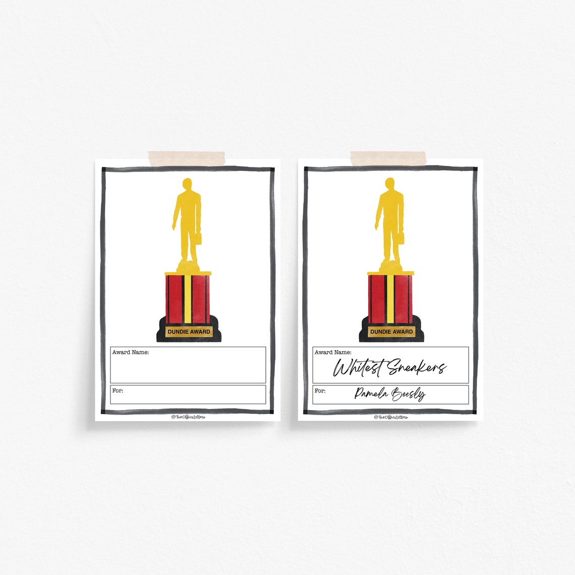 Dundie Awards Party The Office TV Show DIY Dundie Award | Etsy