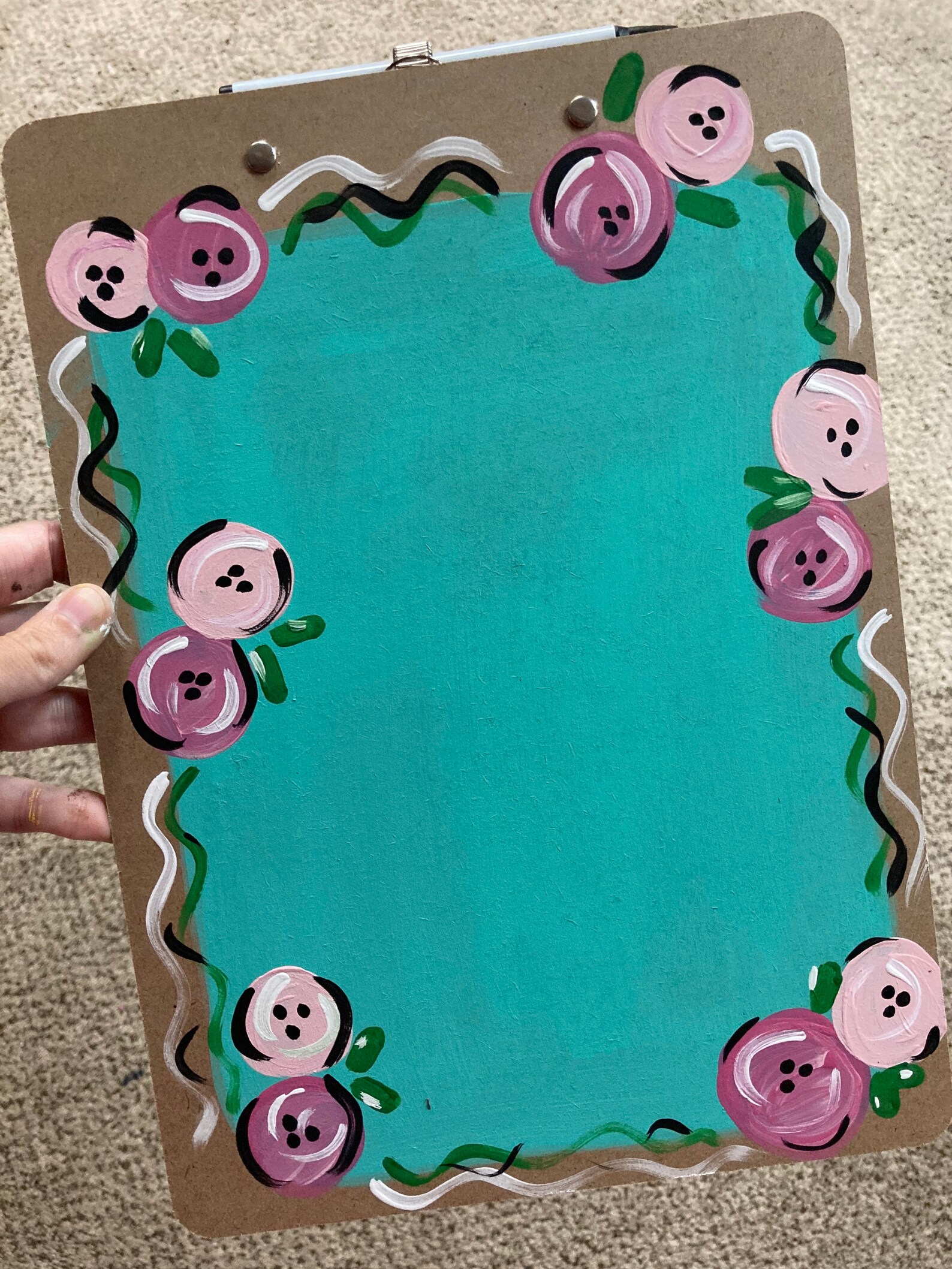 Custom Hand Painted Clipboard Etsy