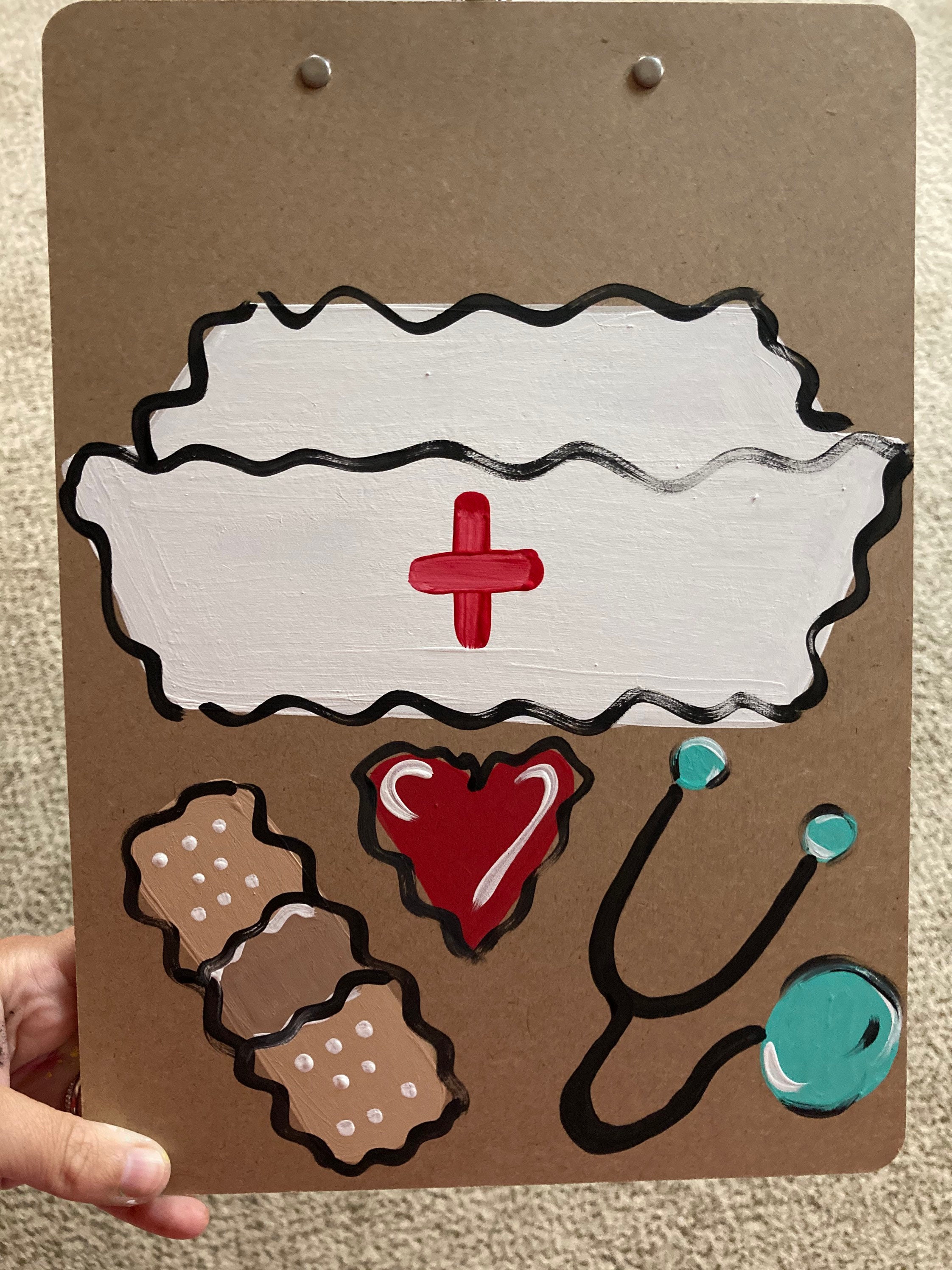 Custom Hand Painted Clipboard Etsy