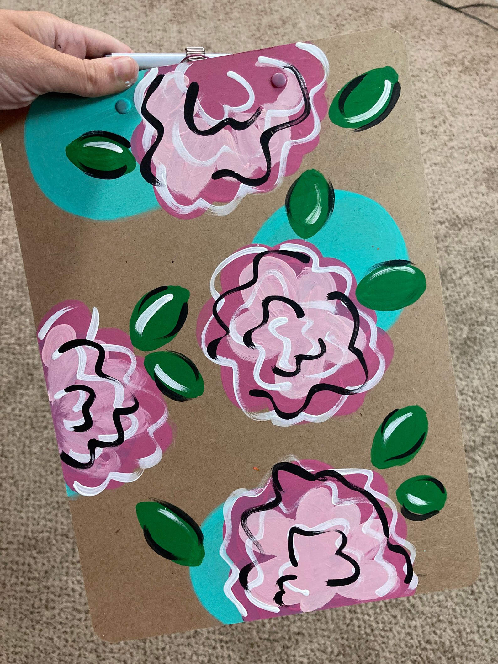 Custom Hand Painted Clipboard Etsy