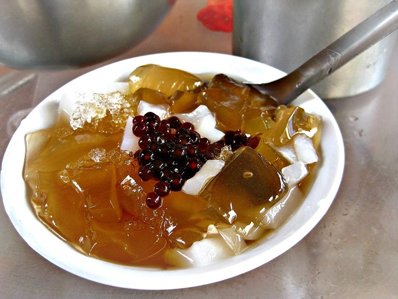 Fig Aiyu jelly seeds 12 oz ficus pimila var.awkeotsang 愛玉籽 make your own delicious jelly dessert image 4