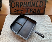 RARE D.E. Sandford Divided Breakfast Skillet