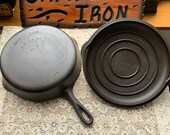 RARE Griswold s Best Made Sears Roebuck 8 Cast Iron Skillet with Matching Lid.