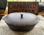 RARE Wagner Made Montgomery Ward Oval Roaster