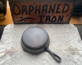 3-Notch Lodge 5 Cast Iron Skillet Raised Molders Mark