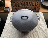 RARE Wapak 10 Block Logo Dutch Oven