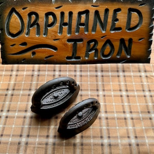1870’s Enterprise Sad Iron Clothing Iron Set of Two