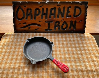 Cast Iron Skillet Advertising Ashtray