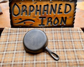 Wagner #3 Stylized Logo Cast Iron Skillet