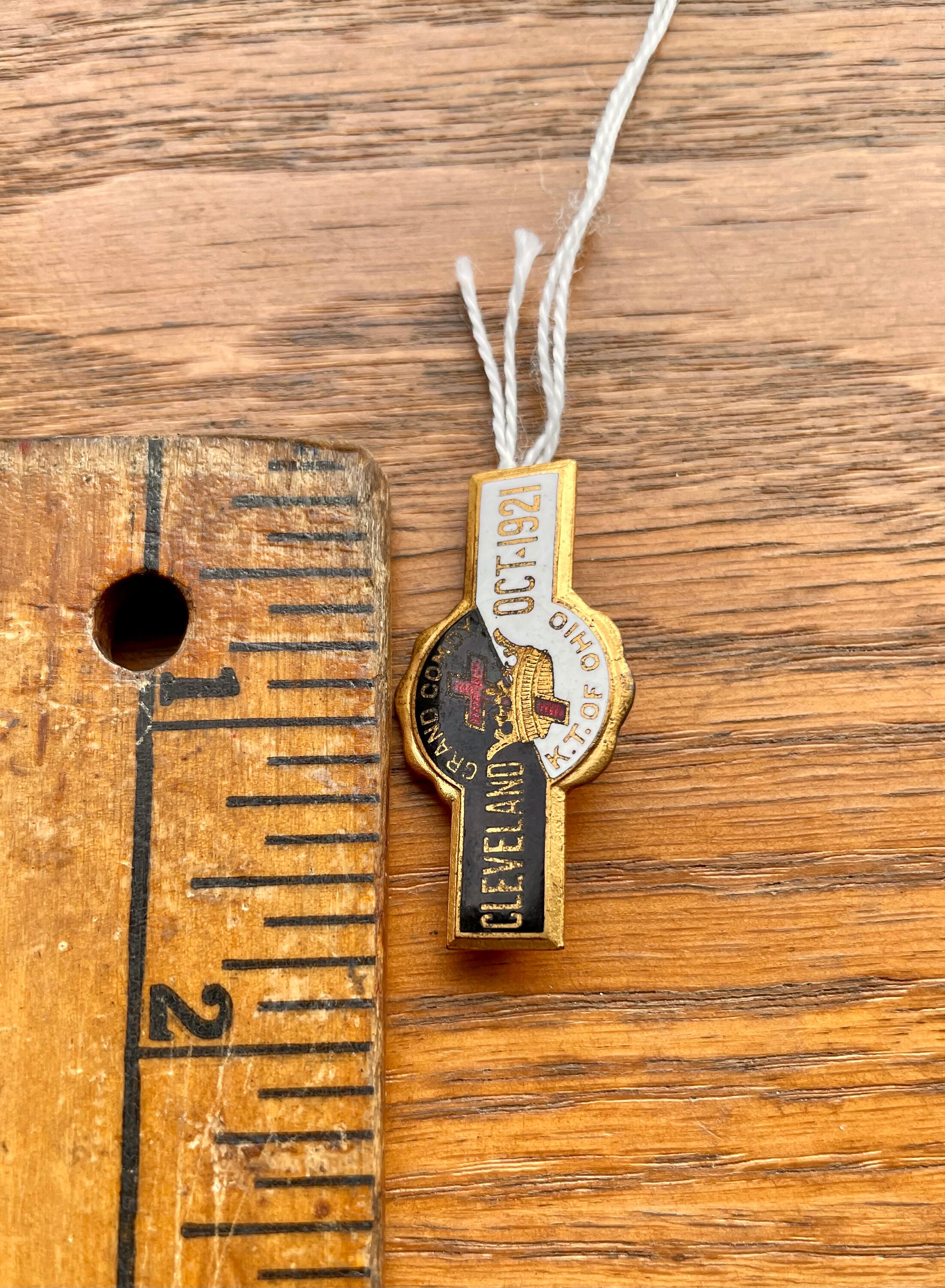 1921 Knights Templar Grand Commandery of Ohio Medallion Badge - Etsy