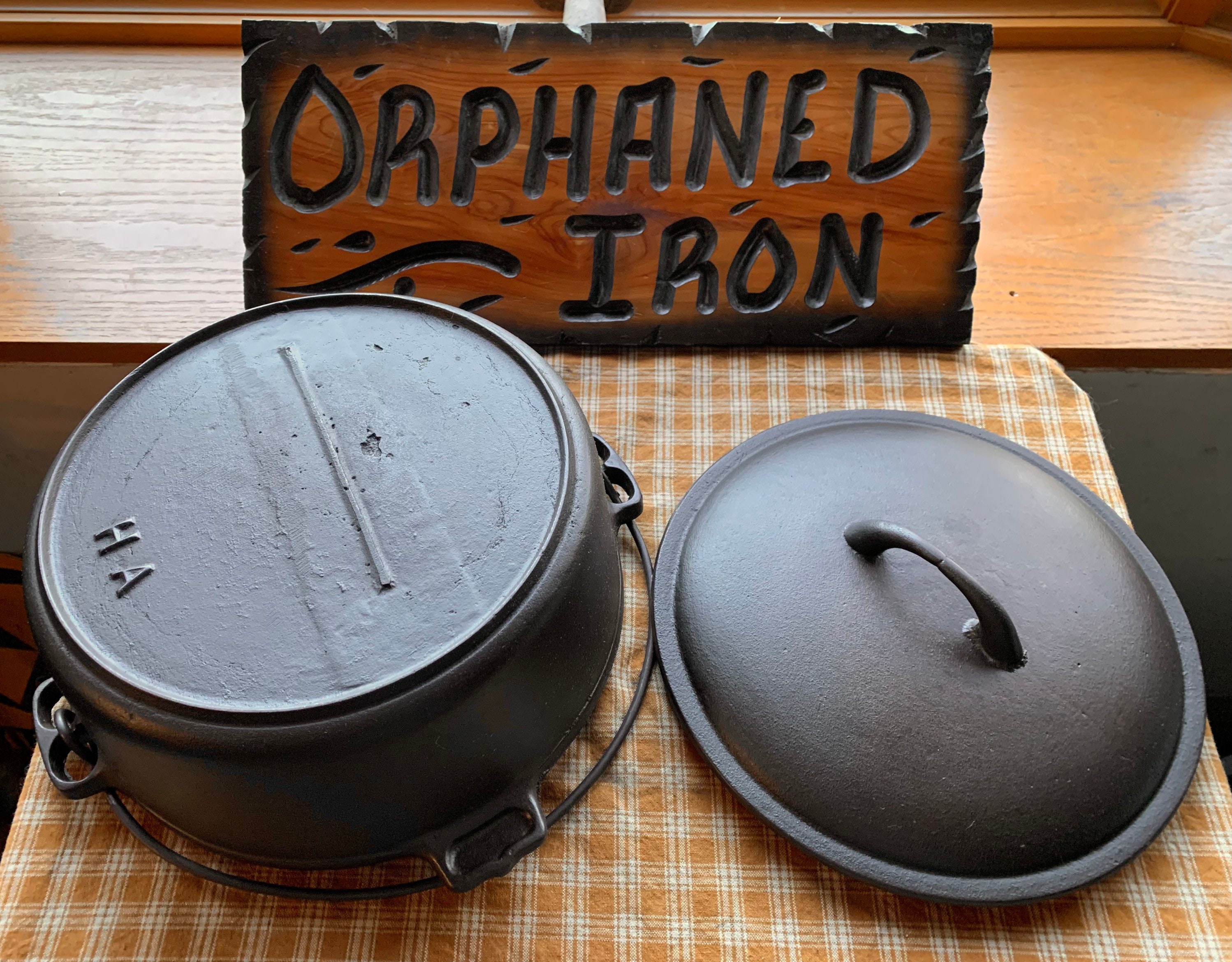 Rare 1800s Gatemarked 10 Cast Iron Dutch Oven Etsy