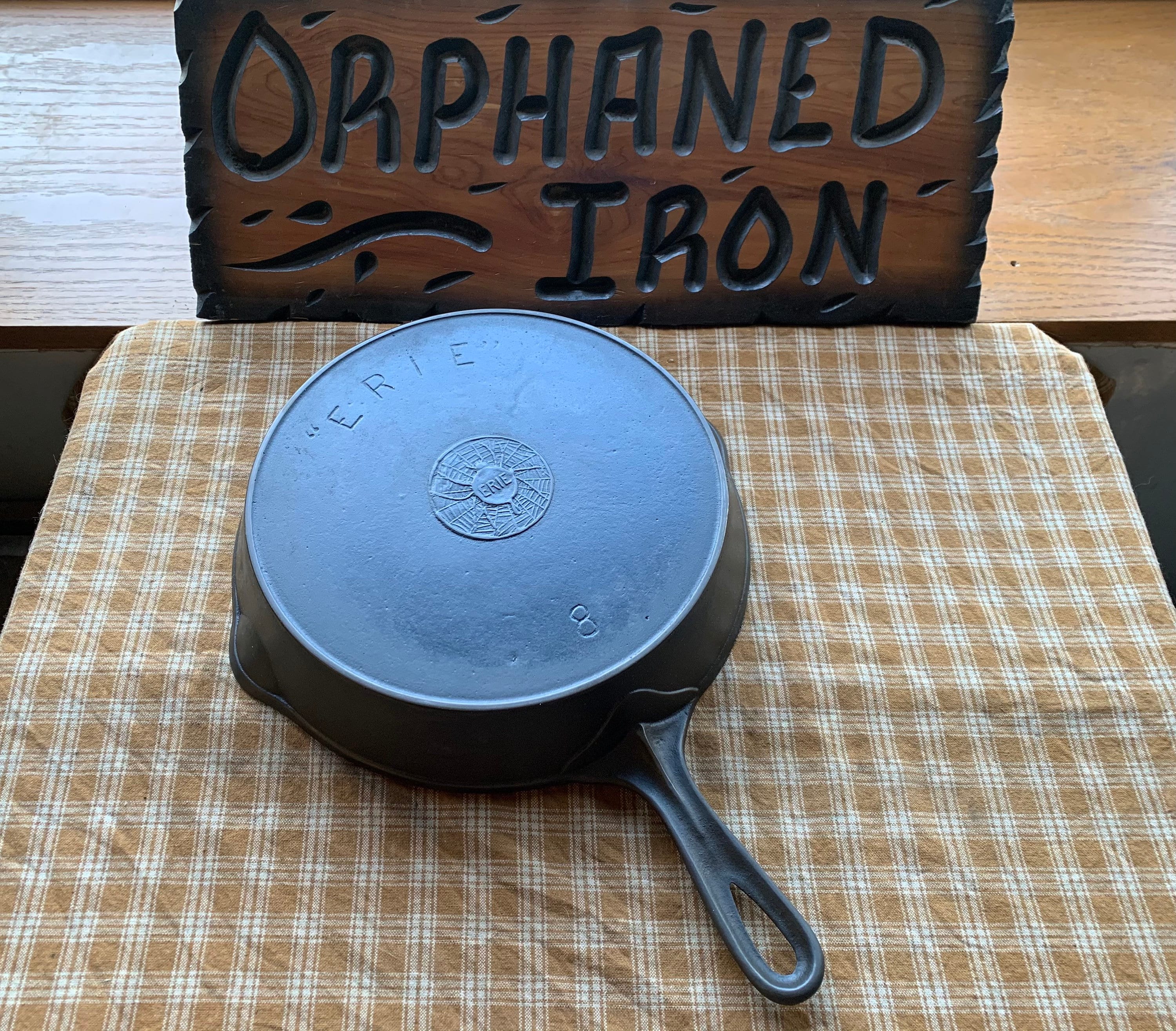 Vintage Number Eight Griswold Cast Iron Skillet Lid Made in Erie