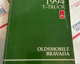 1994 Oldsmobile Bravada T-Truck Service Shop Manual Supplement