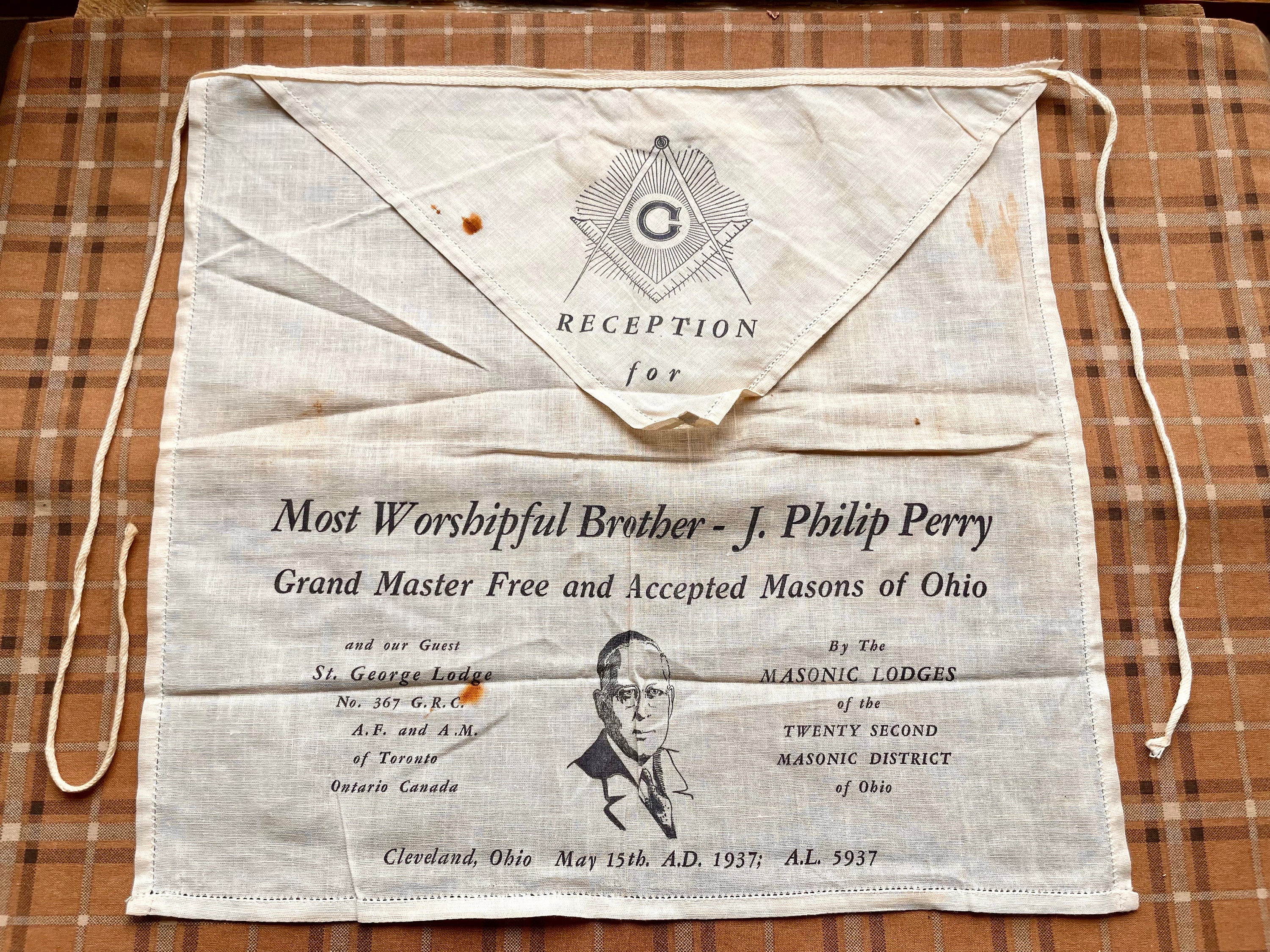 Vintage Masonic Aprons - Etsy