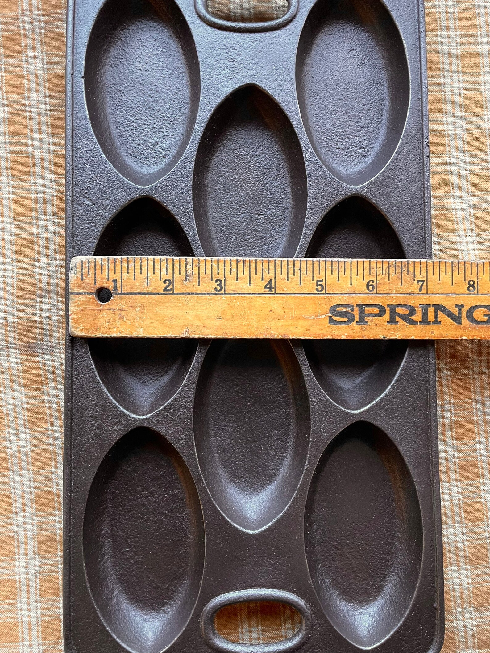 1800s Gatemarked Cast Iron Gem Pan Etsy