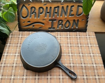 LIMITED EDITION Orphaned Iron Logo 8 Lodge Cast Iron Skillet 