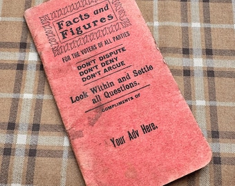 1904 Fact and Figures Advertising American History Booklet Pamphlet