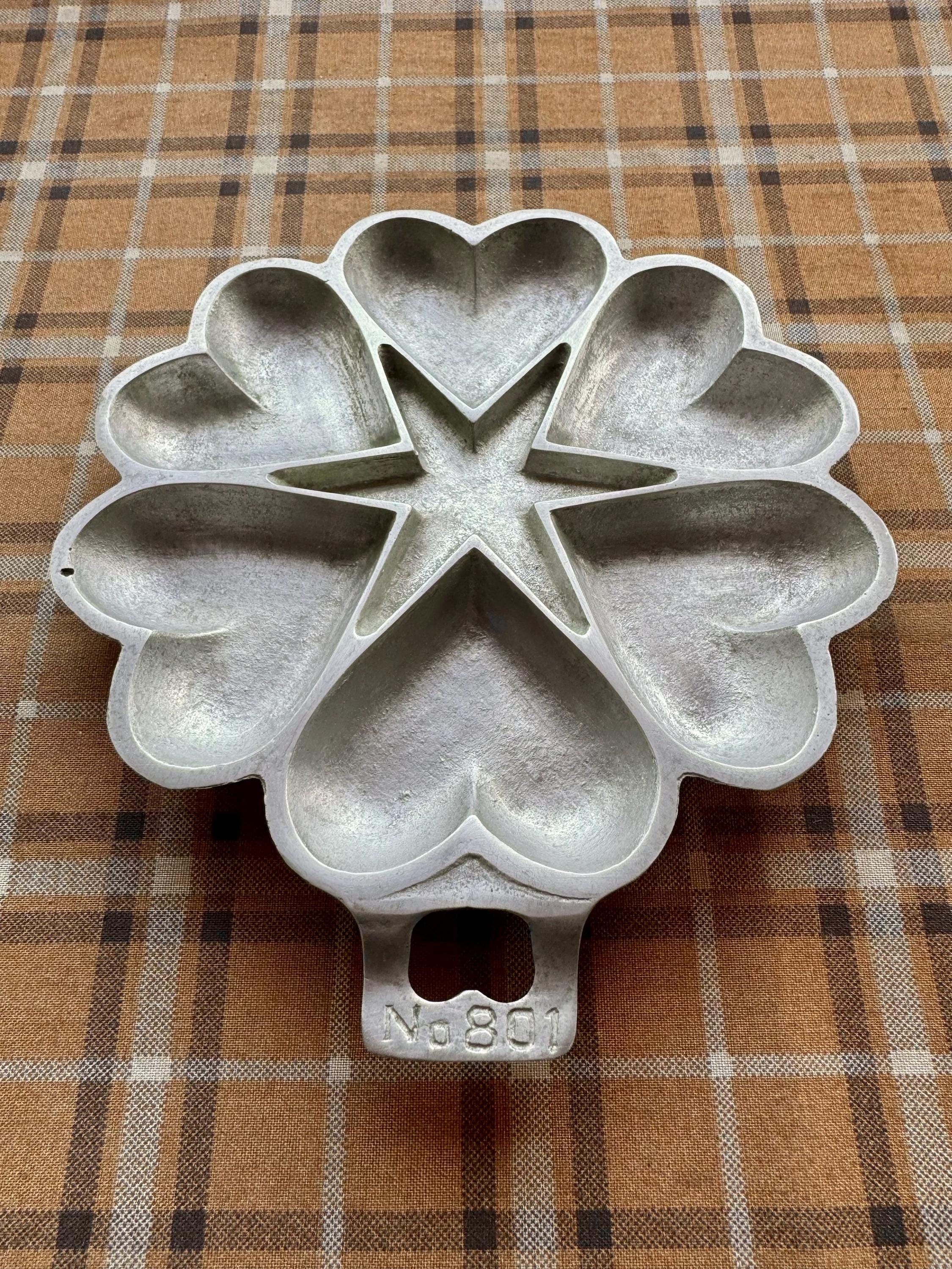 Rare!! Aluminum Griswold Hearts and Star Gem Baking Pan #801 - Etsy