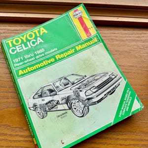 1971-1985 Toyota Celica Repair Service Shop Manual - Etsy
