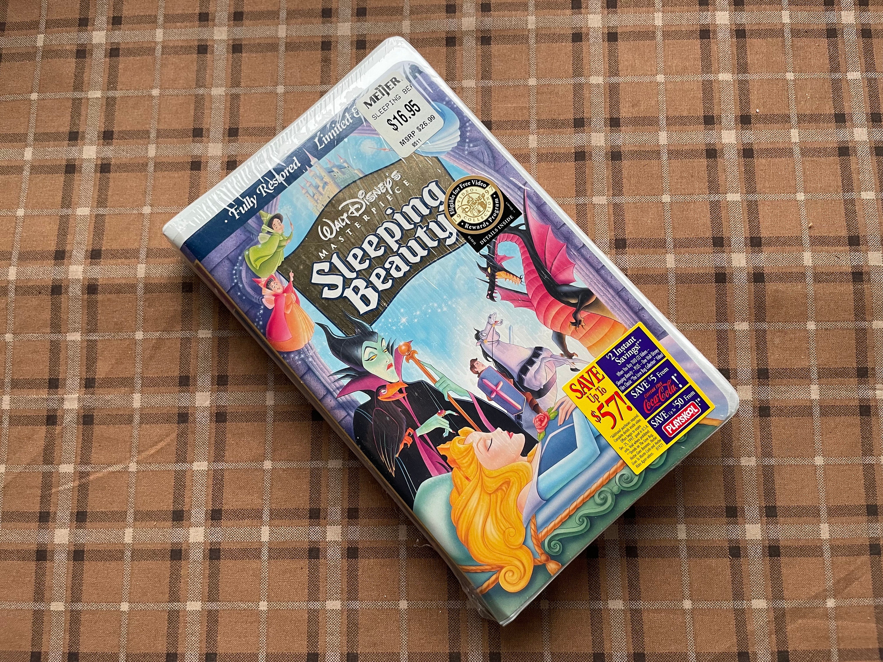 Sealed! Walt Disney’s Sleeping Beauty VHS Movie
